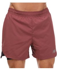 New Balance - Accelerate Pacer 5 Inch 2-in-1 Shorts - Lyst