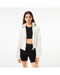 Lacoste - Short Zip-Up Jacket - Lyst