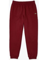 Lacoste - Organic Cotton Fleece Joggings Pants - Lyst