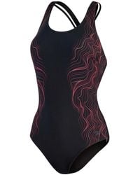 Speedo - Sculpture Calypso Printed Swimsuit - Lyst