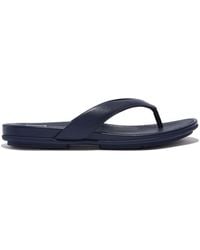Fitflop - Gracie Leather Flip Flops - Lyst