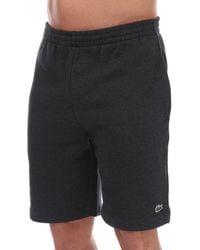 Lacoste - Organic Brushed Cotton Fleece Shorts - Lyst