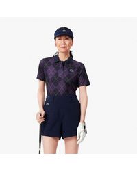 Lacoste - Fit Uv Protect Golf Polo Shirt - Lyst