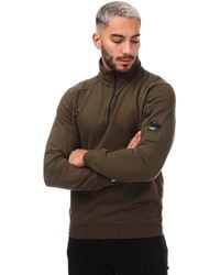 C.P. Company - Light Fleece Zipped Sweatshirt - Lyst