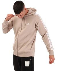 adidas - Essentials French Terry Full-zip Hoodie - Lyst