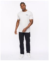 Crosshatch - Roysden Solid Patterned Straight Chinos - Lyst
