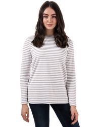 Henri Lloyd Womens Olivia Striped Ls T-Shirt in Red