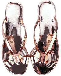 ted baker glamari flip flops