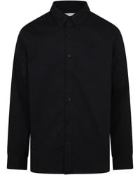 Timberland - Long Sleeve Stretch Poplin Shirt Bl - Lyst