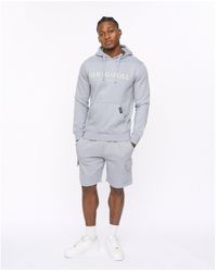 Crosshatch - Bardon Solid Patterned Cargo Shorts - Lyst