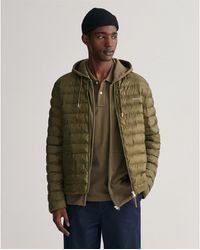 GANT - Light Padded Bomber Jacket - Lyst