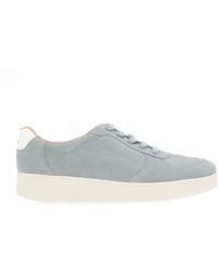 Fitflop - Rally Suede-mix Panel Trainers - Lyst