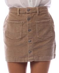 ONLY - Corduroy Short Skirt - Lyst