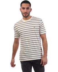 GANT - Striped T-Shirt - Lyst