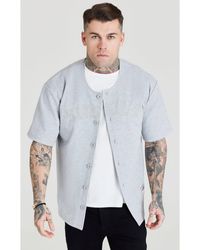 SIKSILK - Applique Logo Baseball Jersey - Lyst