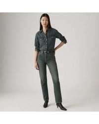Levi's - 501 Five Pocket Straight Leg Jeans - Lyst