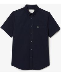 Lacoste - Regular Fit Cotton Shirt - Lyst