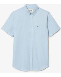 Lacoste - Regular Fit Cotton Shirt - Lyst