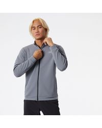 New Balance - Tech Training Knit Track Jacket - Lyst