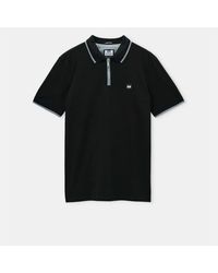 Weekend Offender - Monti Zip Polo Shirt - Lyst