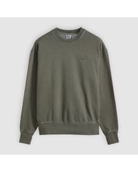 Levi's - Wordmark Crew Neck Long Sleeve Drop Shoulder Sweatshirt - Lyst