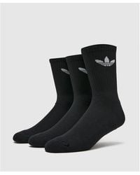 adidas Originals - 3-pack Cushioned Trefoil Crew Socks - Lyst
