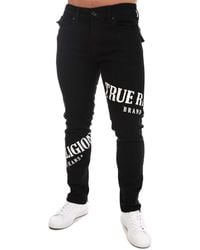 True Religion - Rocco Sn Flap Toss Logo Jeans - Lyst