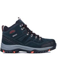 skechers grey relment pelmo boot