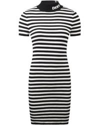 DKNY - Short Sleeve Lure Dress 8 (Xs) - Lyst