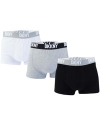 DKNY - Seattle 3 Pack Trunk Boxer Shorts - Lyst