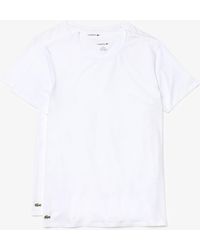 Lacoste - 2 Pack Crewneck Cotton Lounge T-shirt - Lyst