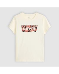 Levi's - The Perfect Wordmark Graphic Crew Neck Short Sleeve T-Shirt 8 (Xs) - Lyst