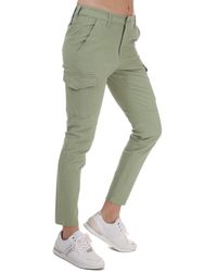 Calvin Klein Skinny Cargo Trousers - Green