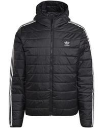 adidas - Padded Hooded Puffer Jacket - Lyst