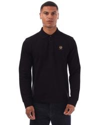 Belstaff - Long Sleeved Polo Shirt - Lyst
