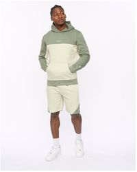 Crosshatch - Castlebay Hooded Neck Long Sleeve Sweatshirt - Lyst