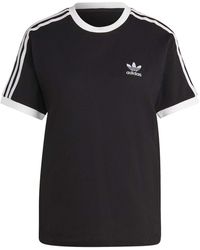 adidas Originals - Adicolor Classics Slim 3 Stripes Short Sleeve T-shirt - Lyst
