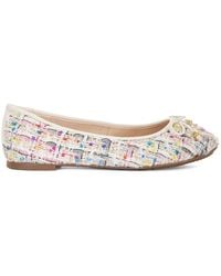 Dune - Lo Hallo Textured Flats Pumps - Lyst