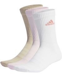 adidas - 3 Pack Of Cushioned Crew Socks - Lyst