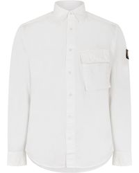 Belstaff - Dye Cotton Scale Shirt - Lyst