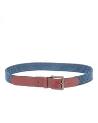 Ted Baker - Galan Leather Woven Belt - Lyst