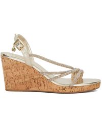 Dune - Kemory Wedge Heel Sandals - Lyst