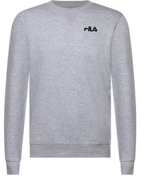 Fila - Casper Wordmark Crew Neck Long Sleeve Sweatshirt - Lyst