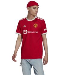 adidas - Manchester United 21/22 Home Jersey - Lyst