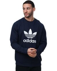 adidas Originals - Adicolor Classics Trefoil Crew Sweatshirt - Lyst