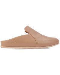 Fitflop - Chrissie Ii Haus Leather Slippers - Lyst