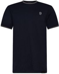 Crosshatch - Preece Hem Label Patch Crew Neck Short Sleeve T-Shirt - Lyst