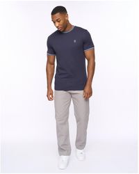 Crosshatch - Blansmoore Solid Patterned Straight Trousers - Lyst
