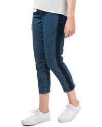 Ted Baker Eruca Contrast Leg Straight Fit Jeans - Blue