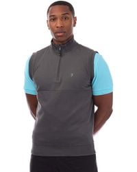 Farah - Midlayer Gilet - Lyst